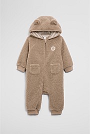 Sherpa Hooded Jumpsuit