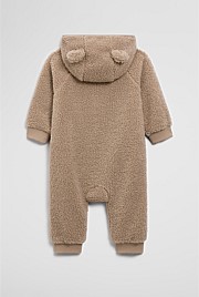 Sherpa Hooded Jumpsuit
