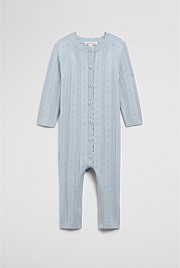Knit Detail Jumpsuit