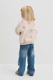 Printed Sherpa Sweat