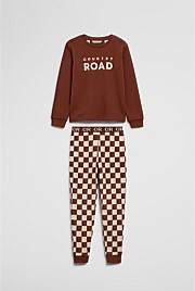 Australian Cotton Check Print Pyjama