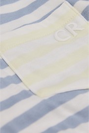 Australian Cotton Contrast Stripe Print Sleep Set