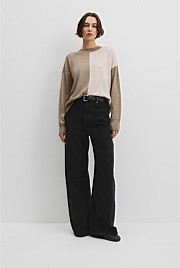 Colour Block Merino Knit