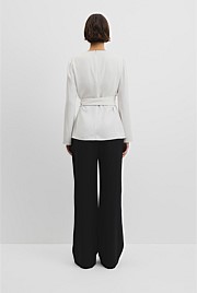Twist Long Sleeve Blouse