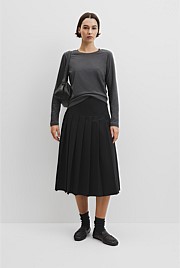 Australian Good Earth Cotton Textured Slub T-Shirt