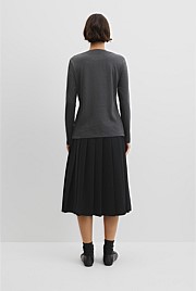 Australian Good Earth Cotton Textured Slub T-Shirt