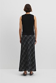 Australian Good Earth Cotton Pointelle Knit Tank