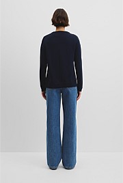 Lightweight Merino Wool V-Neck Knit
