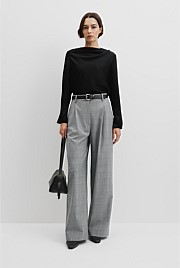Draped Long Sleeve Shirt