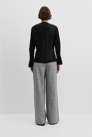 Draped Long Sleeve Shirt