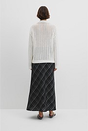 Australian Good Earth Cotton Long Sleeve Tape Knit