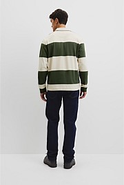 Australian Cotton Stripe Rugby Polo