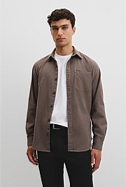 Regular Fit Brushed Cotton Shirt