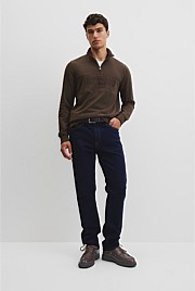 Australian Cotton Half Zip Heritage Sweat