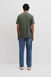 Short Sleeve Australian Cotton Country Road Modern Logo T-Shirt