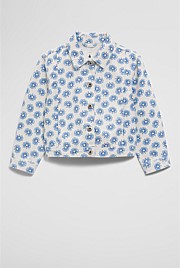Printed Denim Jacket