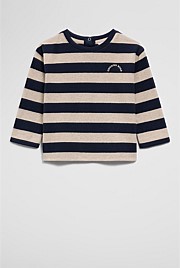 Textured Long Sleeve T-Shirt