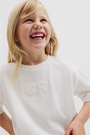 Australian Cotton Short Sleeve Sequin Logo T-Shirt