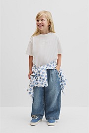 Australian Cotton Short Sleeve Sequin Logo T-Shirt