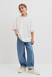 Teen Australian Cotton Short Sleeve Oversized T-Shirt