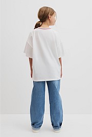 Teen Australian Cotton Short Sleeve Oversized T-Shirt