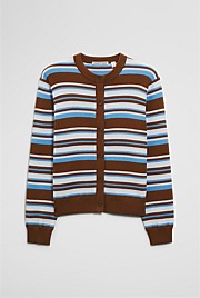 Stripe Knit Cardigan
