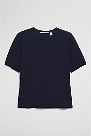 Short Sleeve Knit Tee