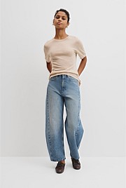 Short Sleeve Knit Tee