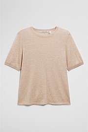 Short Sleeve Knit Tee