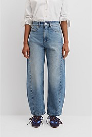 High Rise Barrel Jean