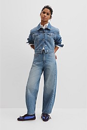 High Rise Barrel Jean