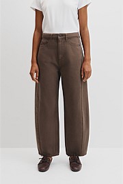 High Rise Barrel Jean