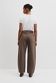 High Rise Barrel Jean