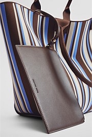 Stripe Knit Shopper