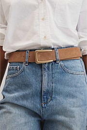 Leather Mid Belt