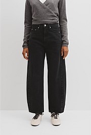 High Rise Barrel Jean