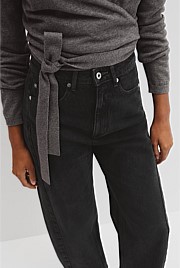 High Rise Barrel Jean