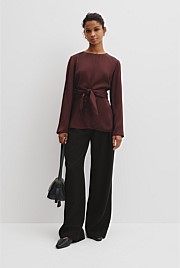 Twist Long Sleeve Blouse