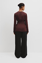 Twist Long Sleeve Blouse