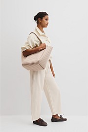 Stripe Knit Shopper