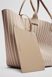 Stripe Knit Shopper