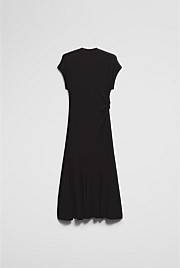 Drape Neck Dress