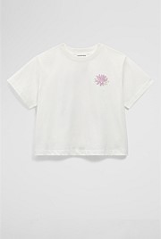 Teen Australian Cotton Short Sleeve Boxy Print T-Shirt