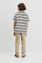 Teen Australian Cotton Stripe Polo