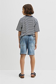 Teen Pull On Denim Short