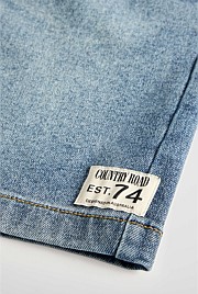 Teen Pull On Denim Short