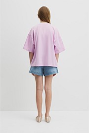 Teen Australian Cotton Short Sleeve Oversized T-Shirt