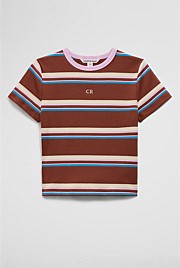 Teen Australian Cotton Blend Short Sleeve Rib T-Shirt