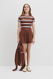 Teen Australian Cotton Blend Short Sleeve Rib T-Shirt