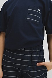 Teen Australian Cotton Short Sleeve Boxer Pyjama Set